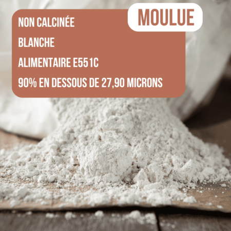 Caractéristiques de la diatomite moulue